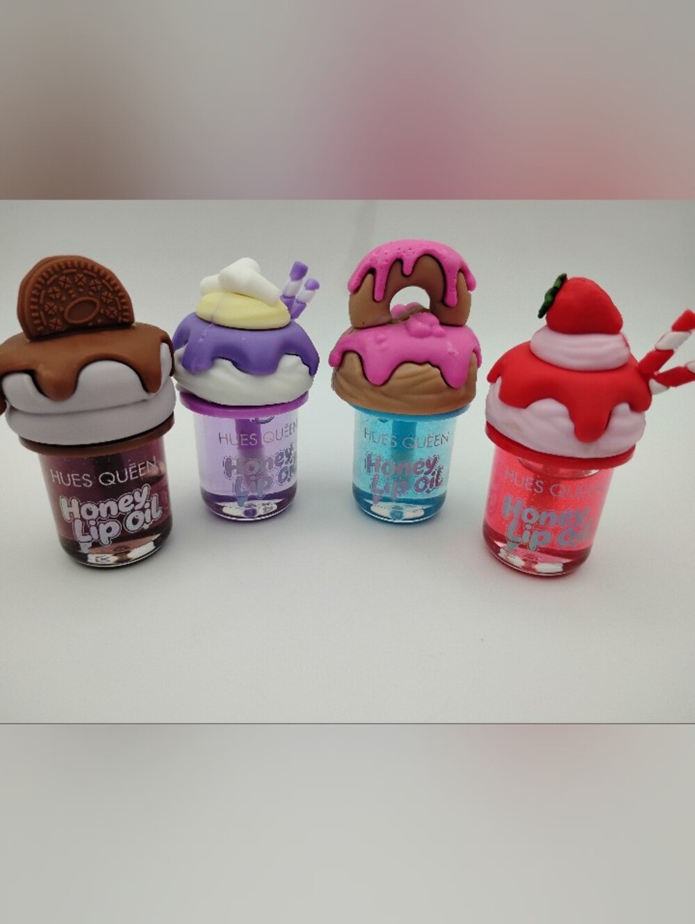 Honey Lip Oil With A Cookie, Donut, Strawberry, & Milkshake Top - Picture 4 of 5